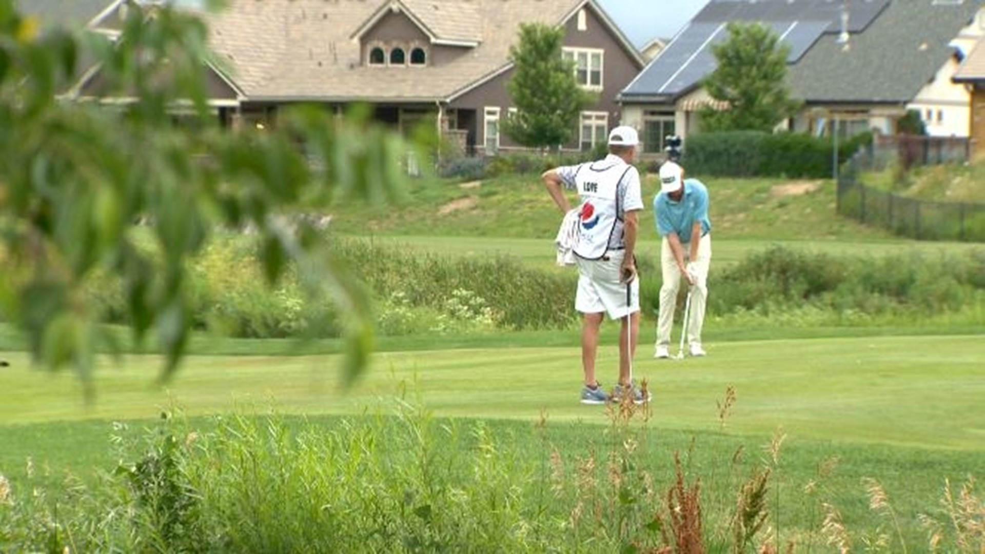 Former PGA world number one golfer David Duval golfed against his son Brady, while former Ryder Cup captain Davis Love III caddied for his son Dru.