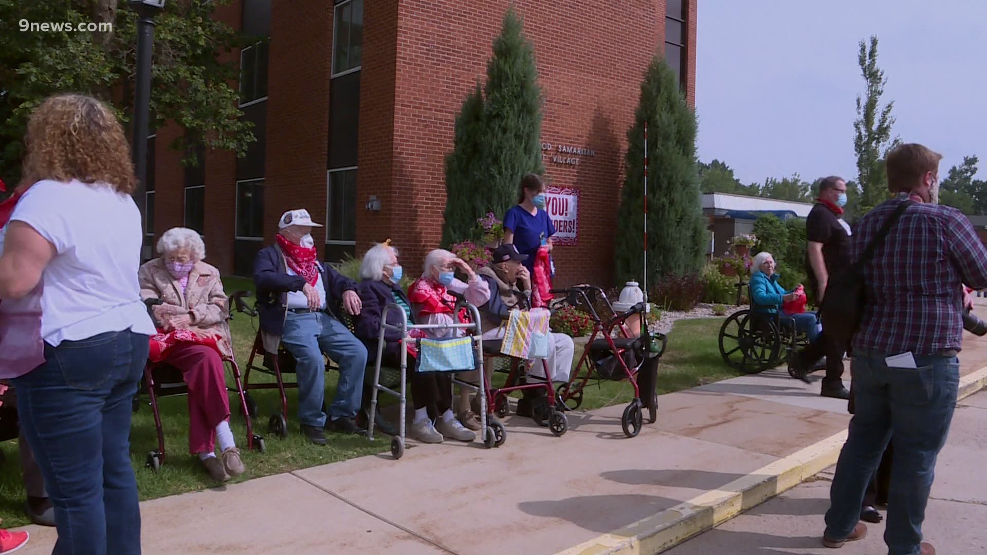 Residents of a senior living campus gathered to pay a tribute to first responders on a day where they should truly be appreciated.