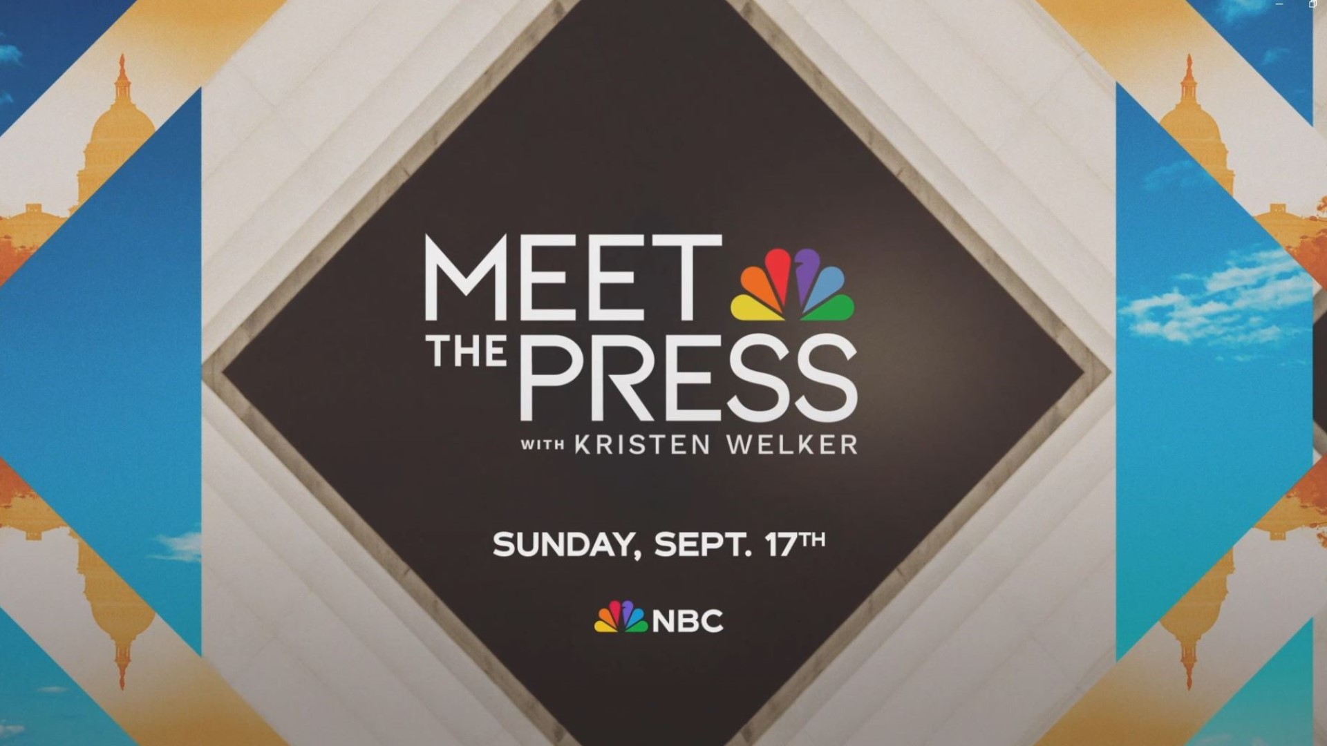 The inaugural broadcast of Meet the Press with Kristen Welker will feature an exclusive interview with former President Donald Trump on Sunday, Sept. 17, 2023.