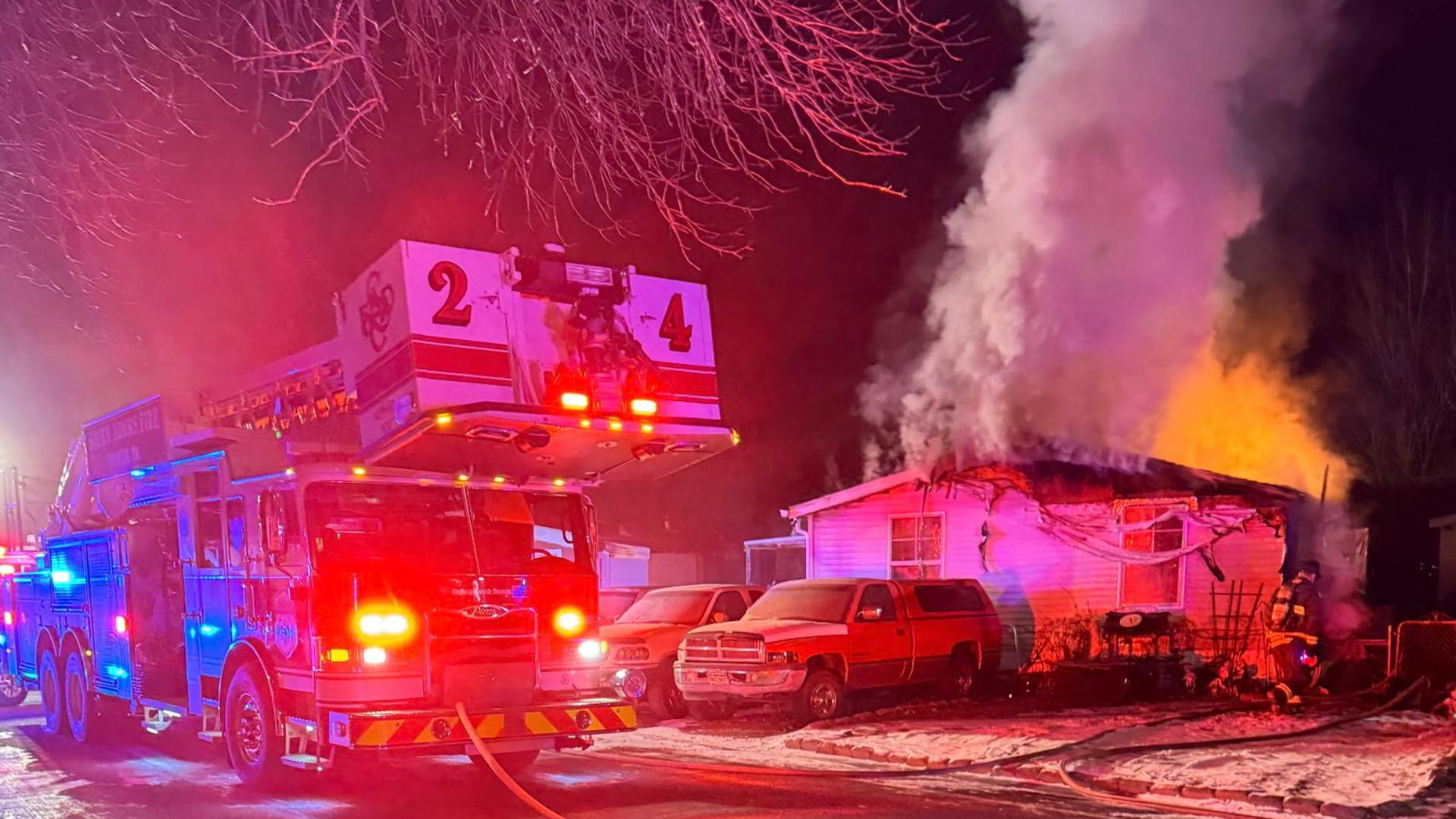 Fire near 88th Avenue and Wikiup Drive in Commerce City displaces ...