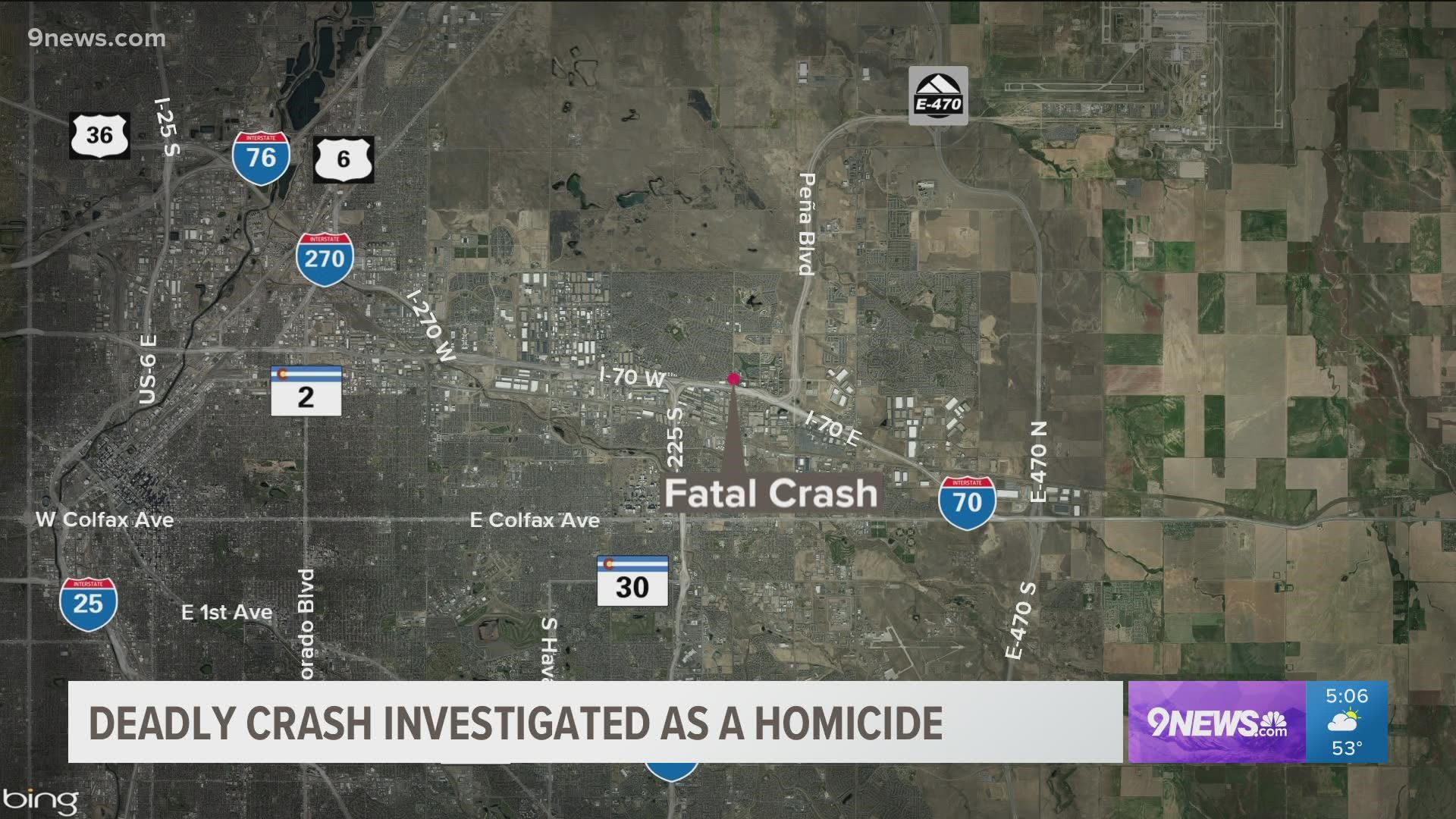 DPD said a man is dead after a single-car crash on Sunday morning.