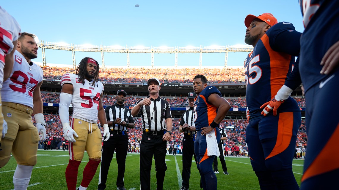 San Francisco 49ers linebacker Azeez Al-Shaair (51) against the Denver  Broncos during the first half of an NFL football game in Denver, Sunday,  Sept. 25, 2022. (AP Photo/Jack Dempsey Stock Photo - Alamy