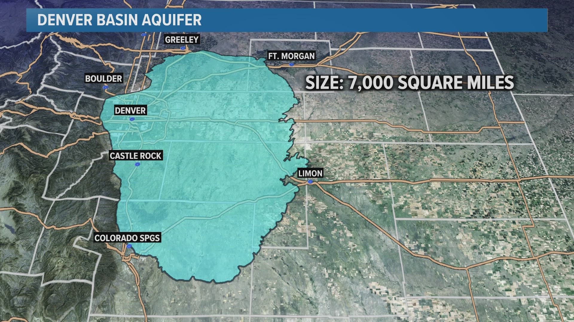 The Denver Basin aquifer has enough water to last decades more.
