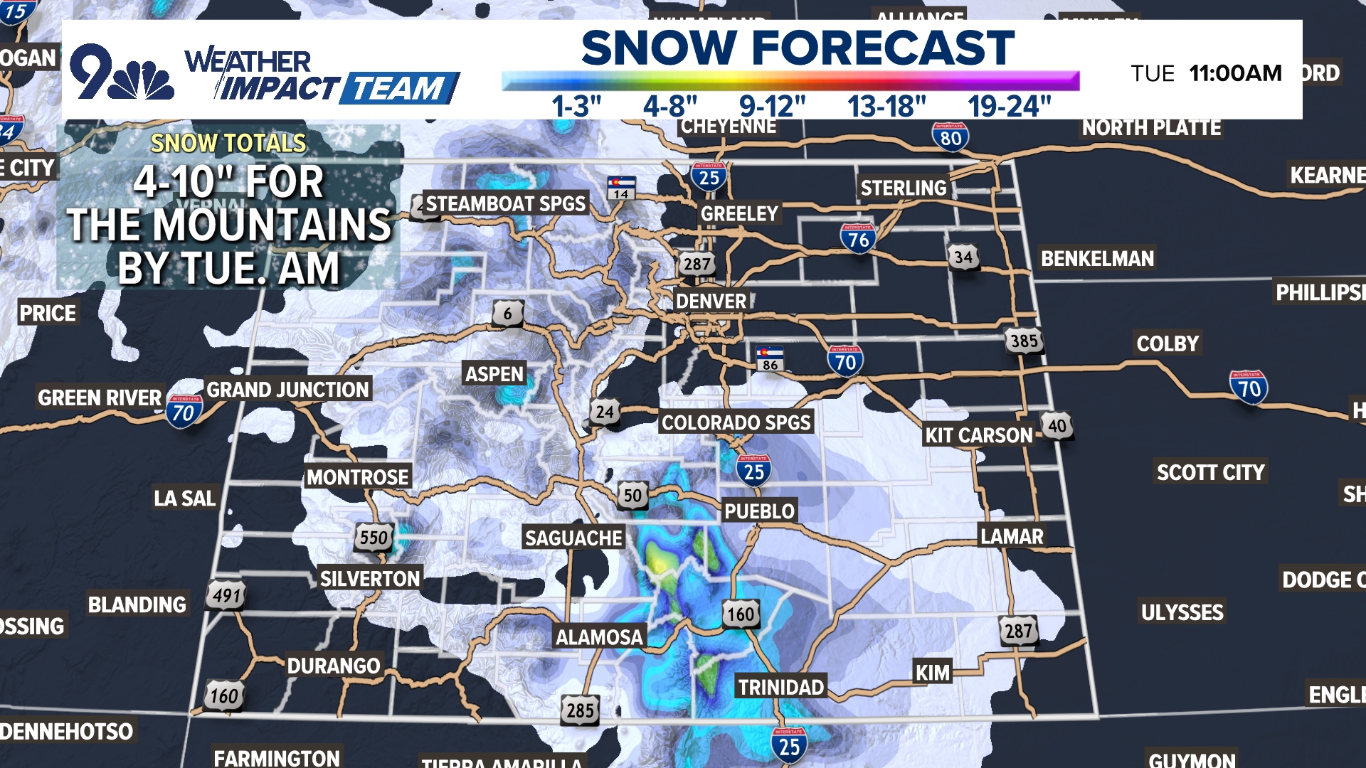 Denver weather: Snow is back in Colorado's forecast: How much snow ...