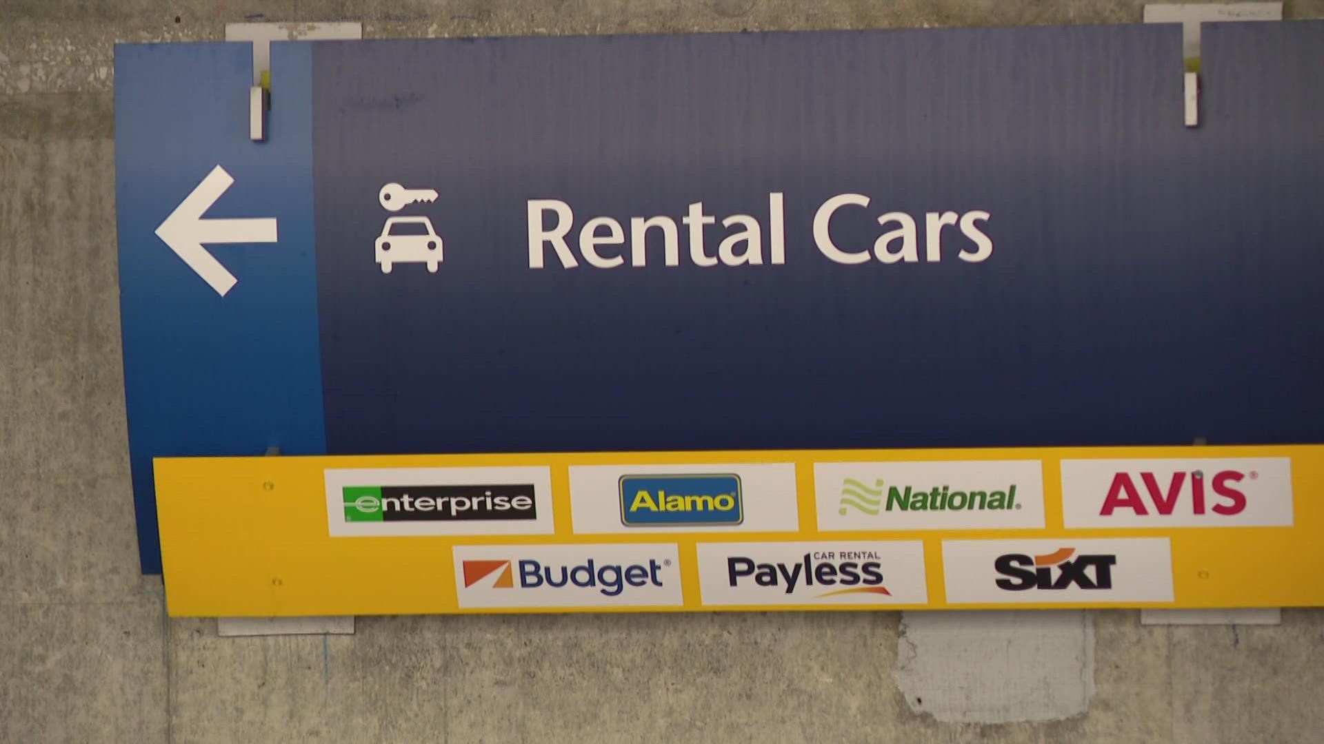 DIA said its car rental fee has been the same since the airport opened in 1995.