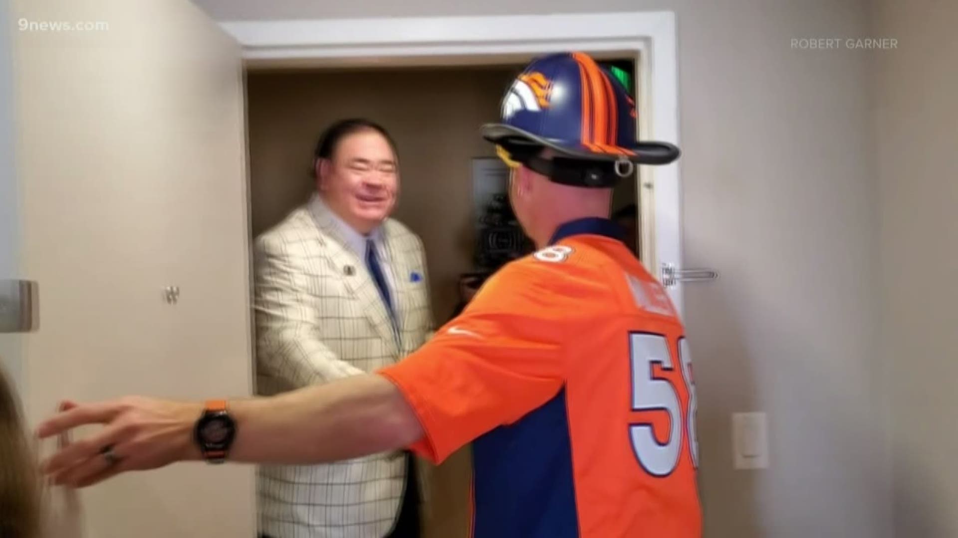 Broncos superfan Rescue Rob is being recognized for his love of football.