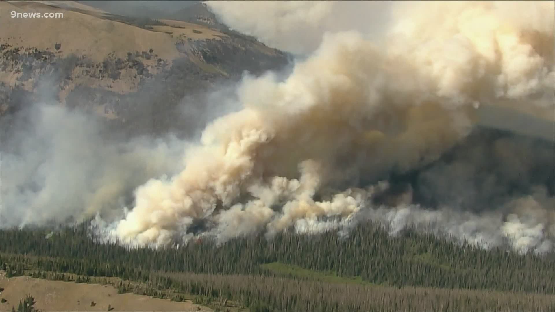 Updates on the Grizzly Creek Fire, Cameron Peak Fire, Williams Fork Fire and Pine Gulch Fire.