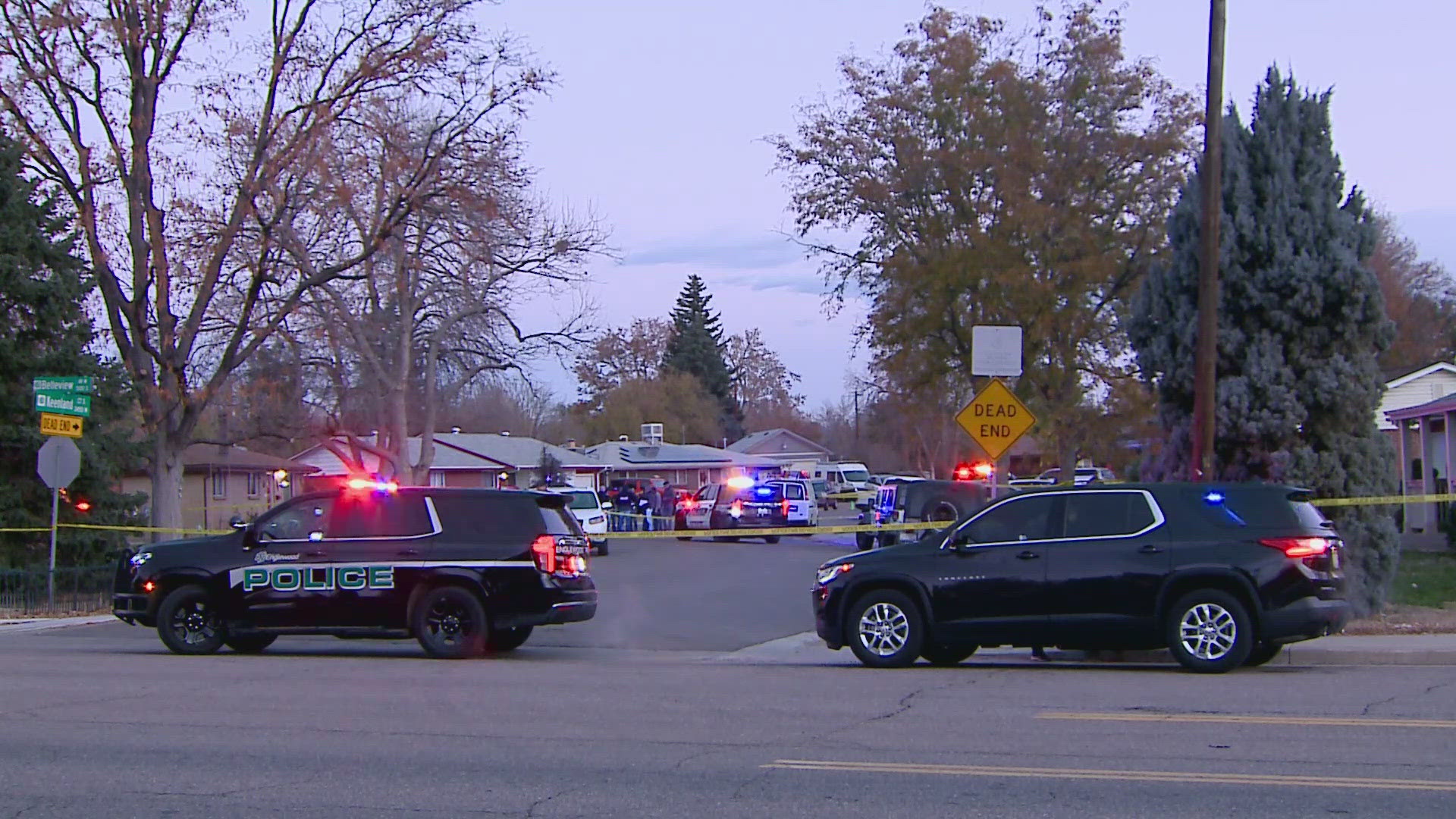 An armed suspect who was shot by an officer during a traffic stop on Tuesday morning in Littleton has died, according to police.