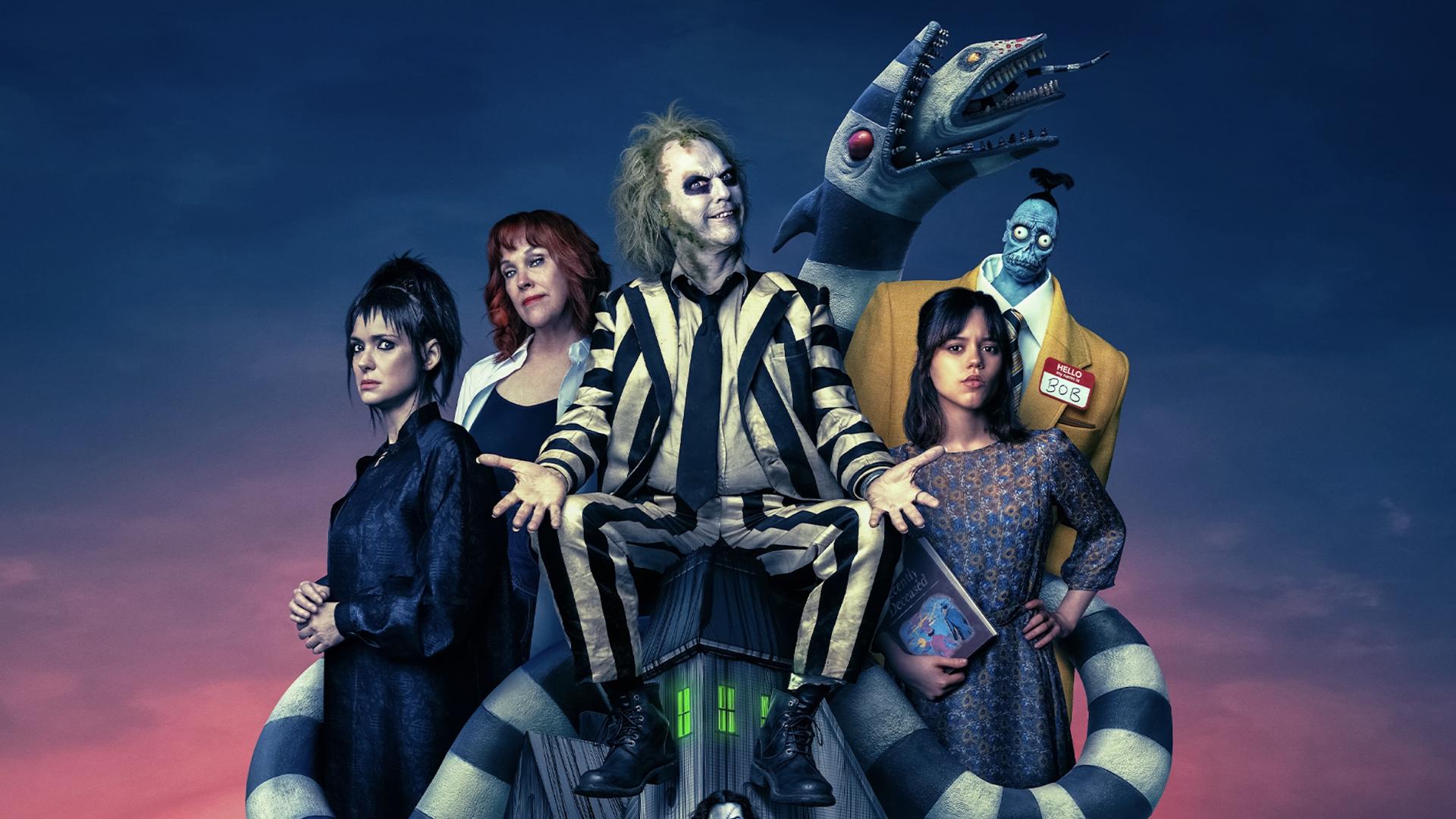 Beetlejuice costumes are dominating Google searches, along with Olympic break dancer Raygun and witch costumes ahead of the movie release of 'Wicked.'