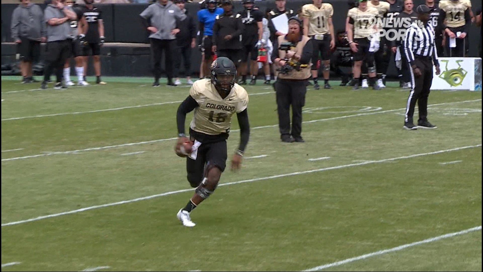 The Buffs held an intrasquad scrimmage on Saturday.