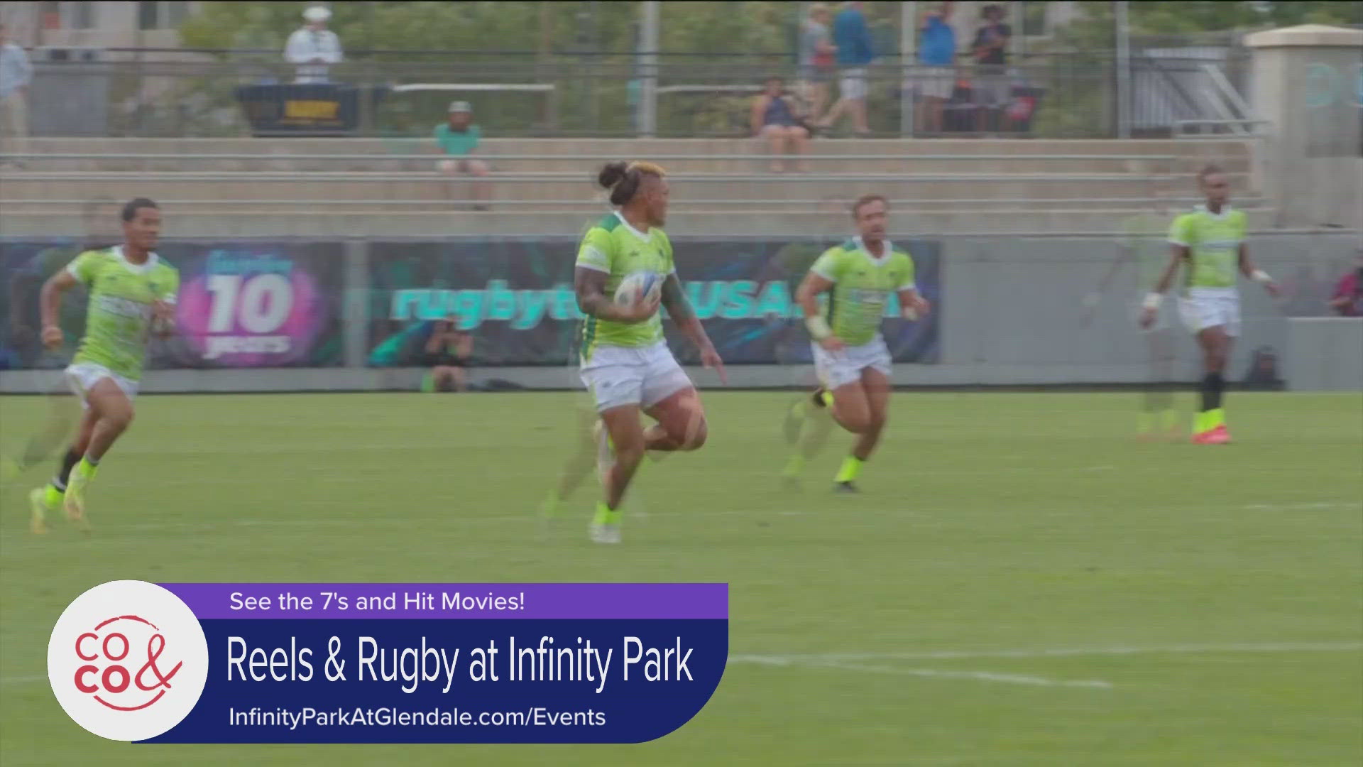 Visit InfinityParkAtGlendale.com/Events to get the full list of summer fun, and to get your tickets for Sevens. 