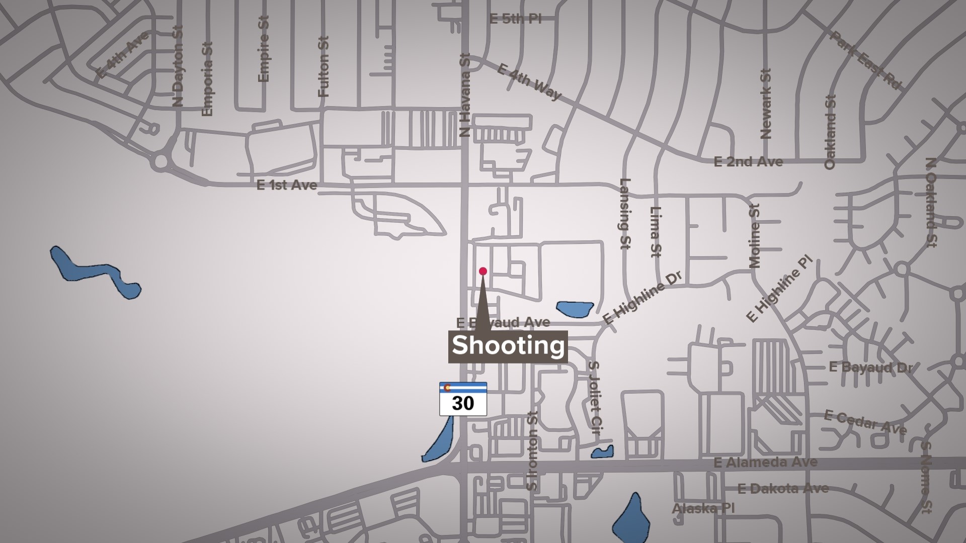 Police said one man was shot in a parking lot and another man was hit by a stray bullet about a block away.