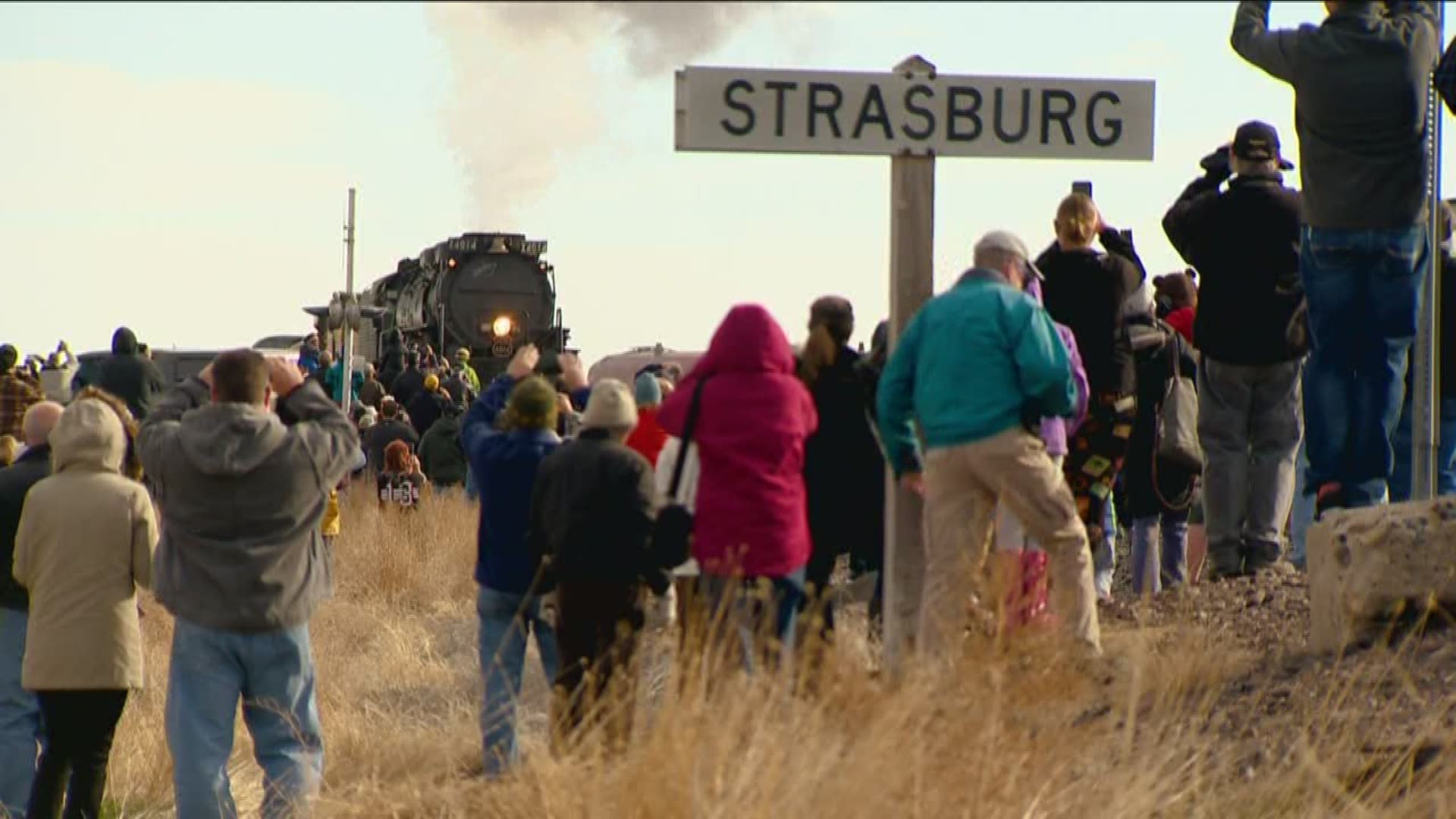 This year, the historic steam locomotive has been touring the Union Pacific system to celebrate the transcontinental railroad's 150th anniversary.