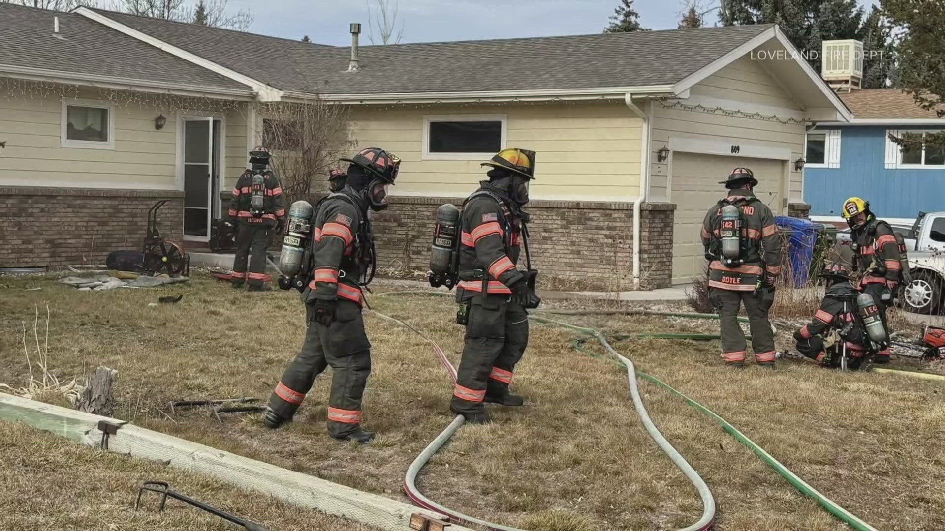 1 critically injured in Loveland house fire | 9news.com