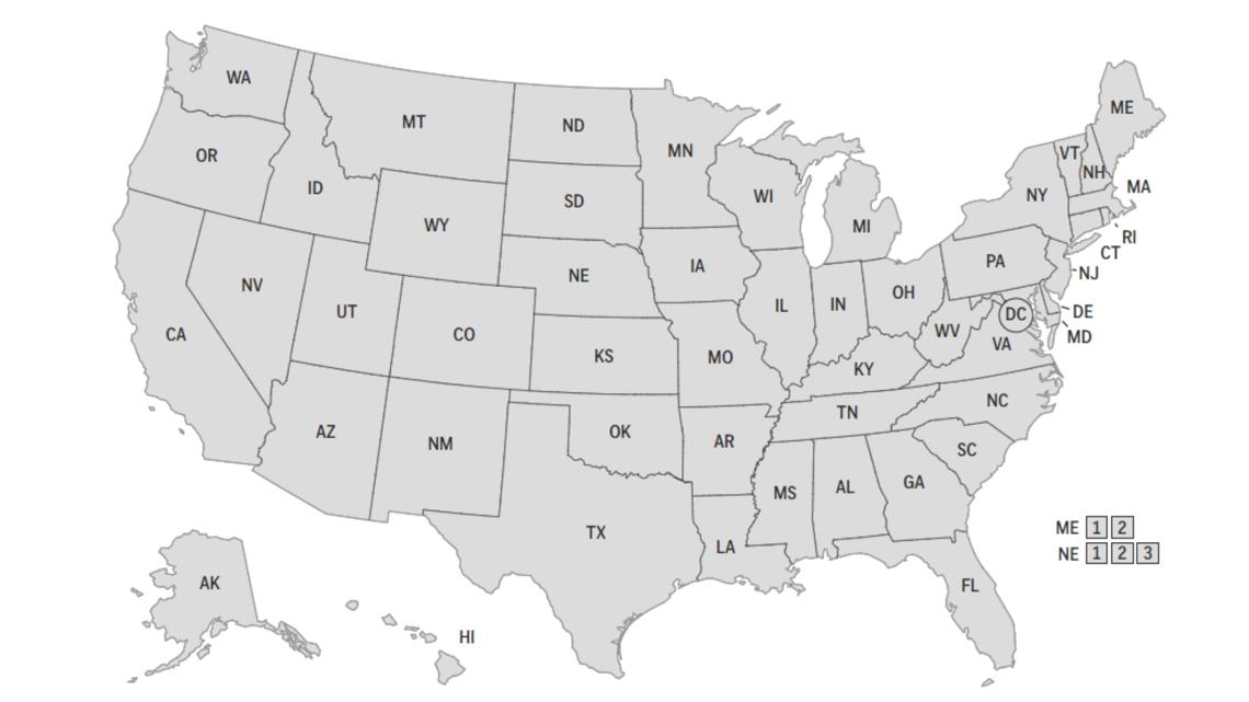 Live election map Latest 2024 presidential election results