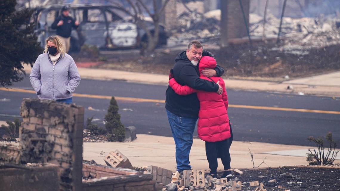 AP Images Thousands evacuated, homes destroyed in Marshall Fire in
