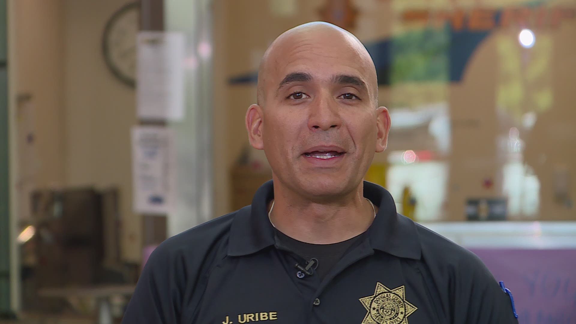 Deputy Gabe Uribe spoke exclusively to 9NEWS before his first day on-duty Wednesday.