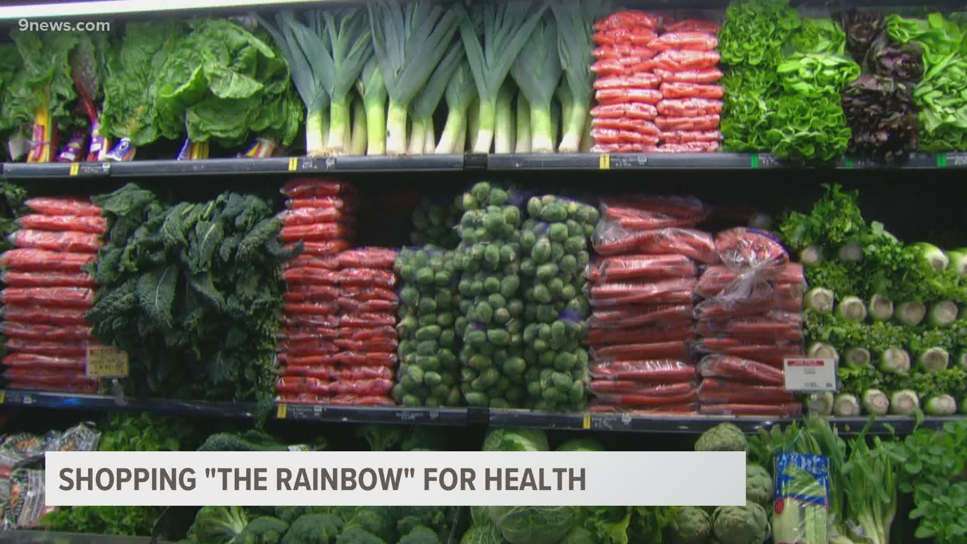 9NEWS nutritionist Kristin Kirkpatrick said the key is choosing a variety of deep-hued fruits and vegetables.