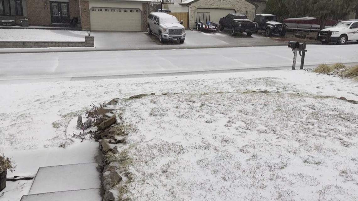 Storm brings snow, hail to Colorado | 9news.com