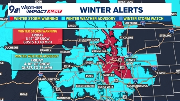 Weather Impact Alert: Denver sees first snow in 40 days, up to a foot ...