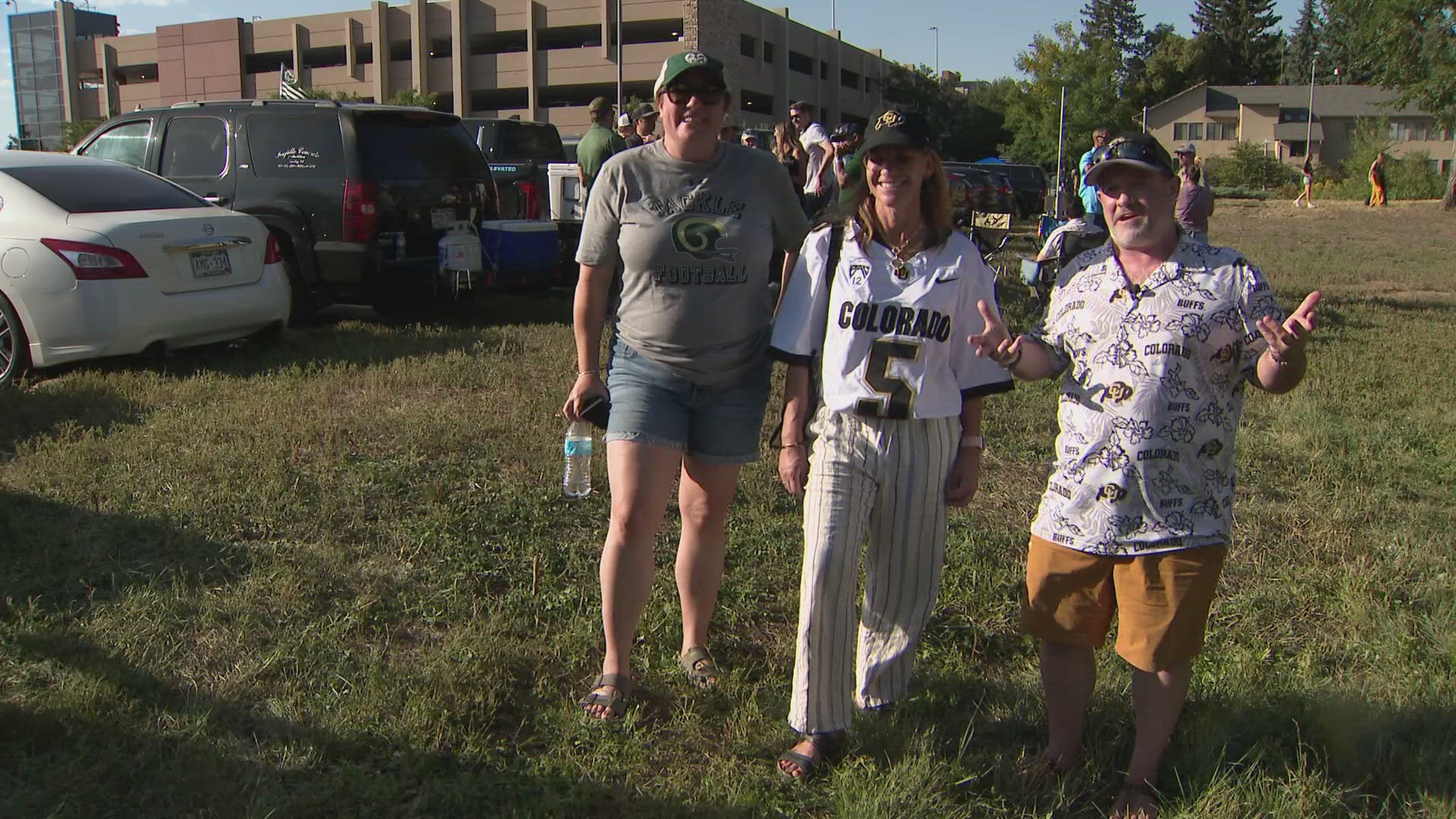 There was plenty of tailgating before the Buffaloes took on the Rams in Fort Collins Saturday night.