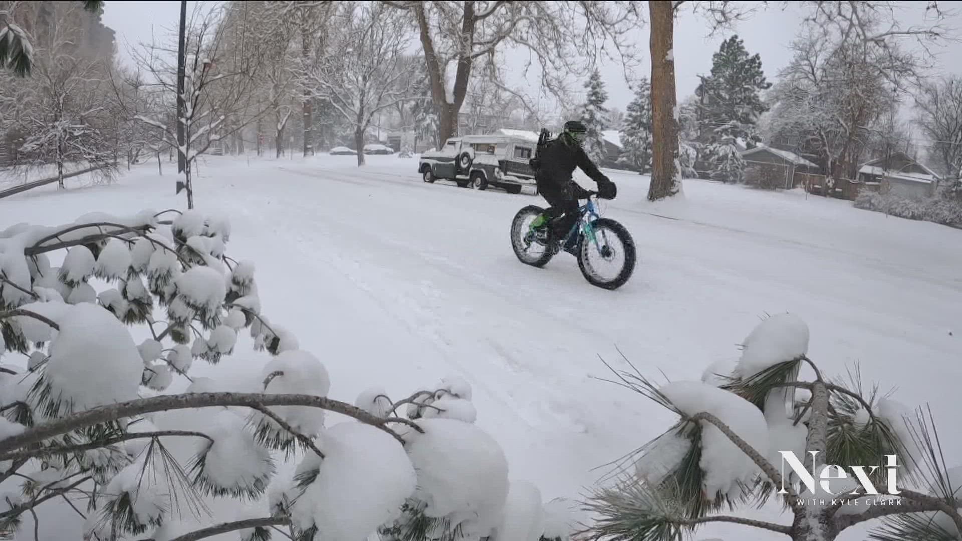Denver got its biggest January snow in 30 years. That wasn't going to keep people inside.