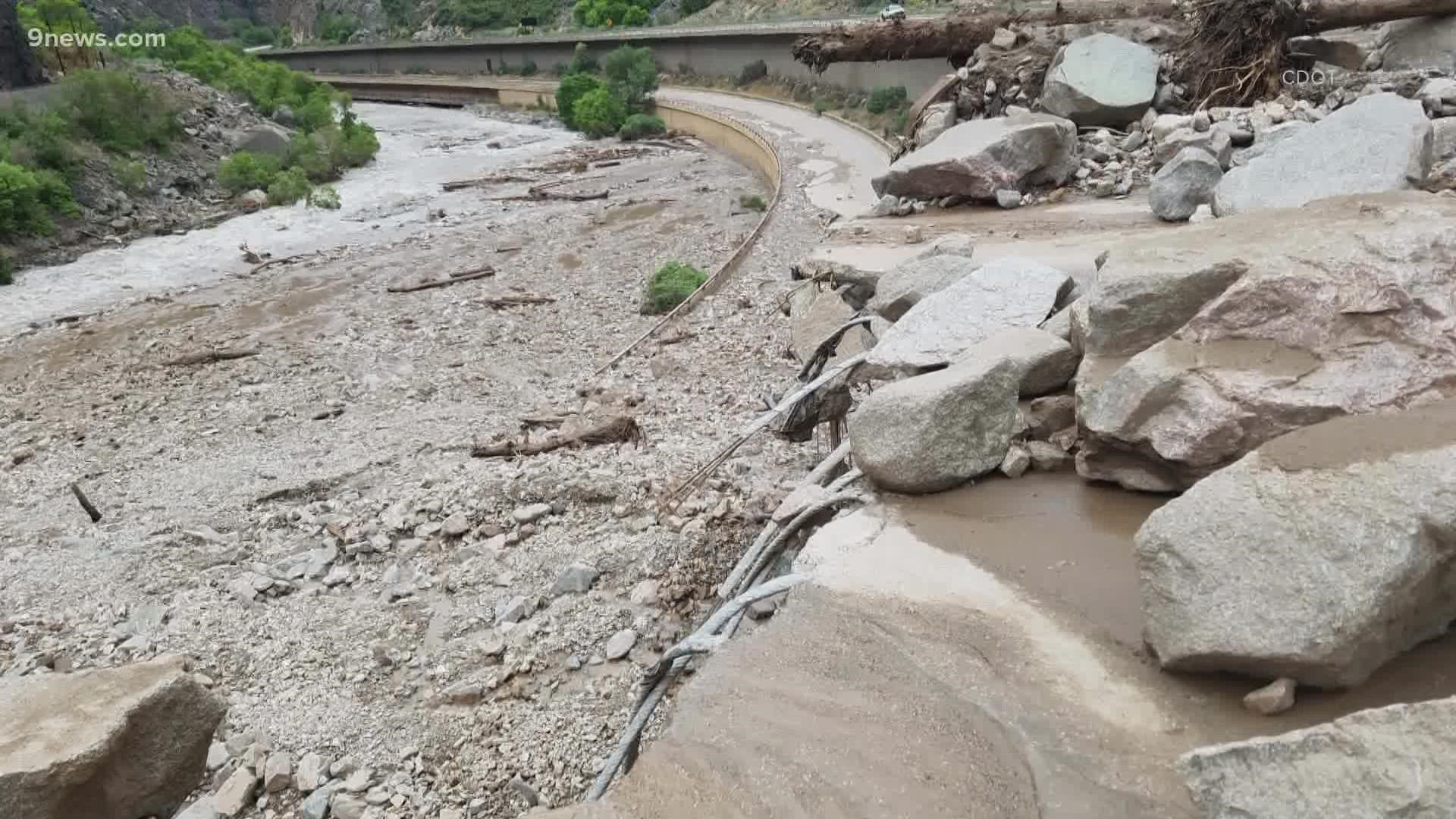 Gov. Polis announced he's preparing to issue a state disaster declaration for Glenwood Canyon, following repeated mudslides across Interstate 70 this summer.
