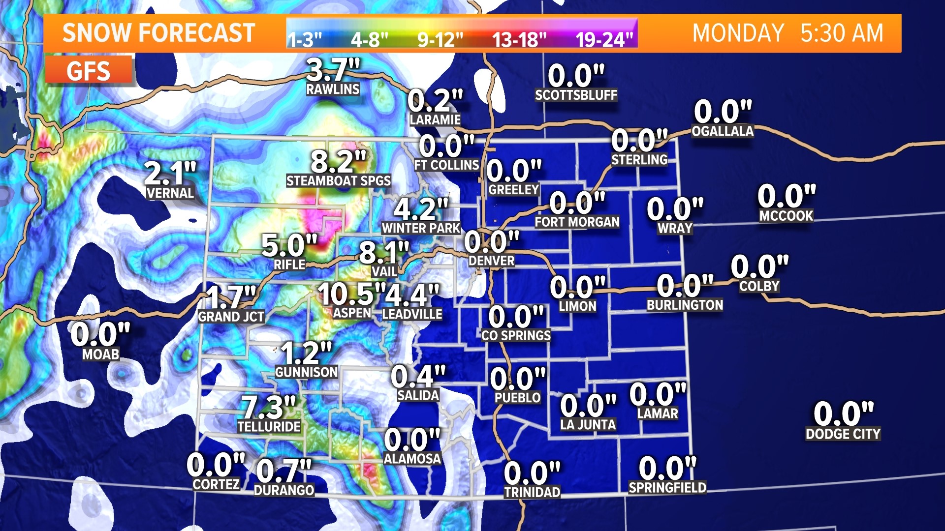 Colorado braces for first fall snow event as cold front arrives | 9news.com