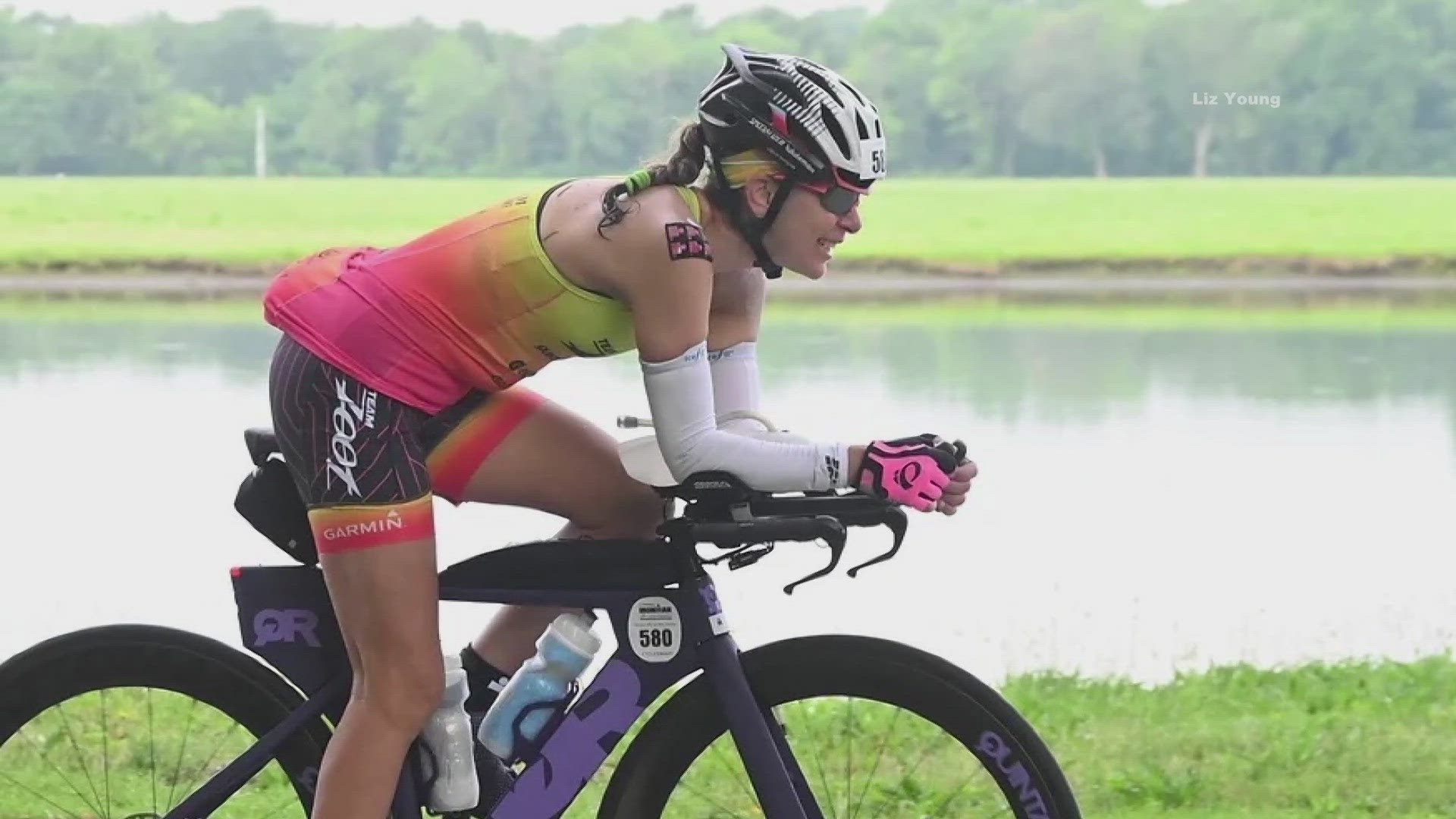 Liz Young has completed 11 Ironman competitions. This fall, she will compete in her sixth race with only one kidney.