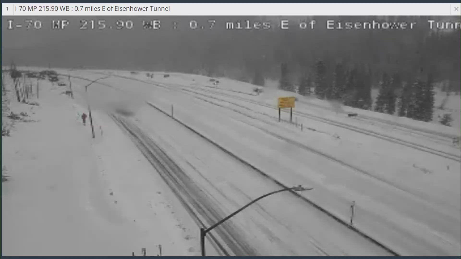 The Clear Creek County Sheriff's Office said the closure is due to multiple accidents, white-out conditions and dangerous roads. 