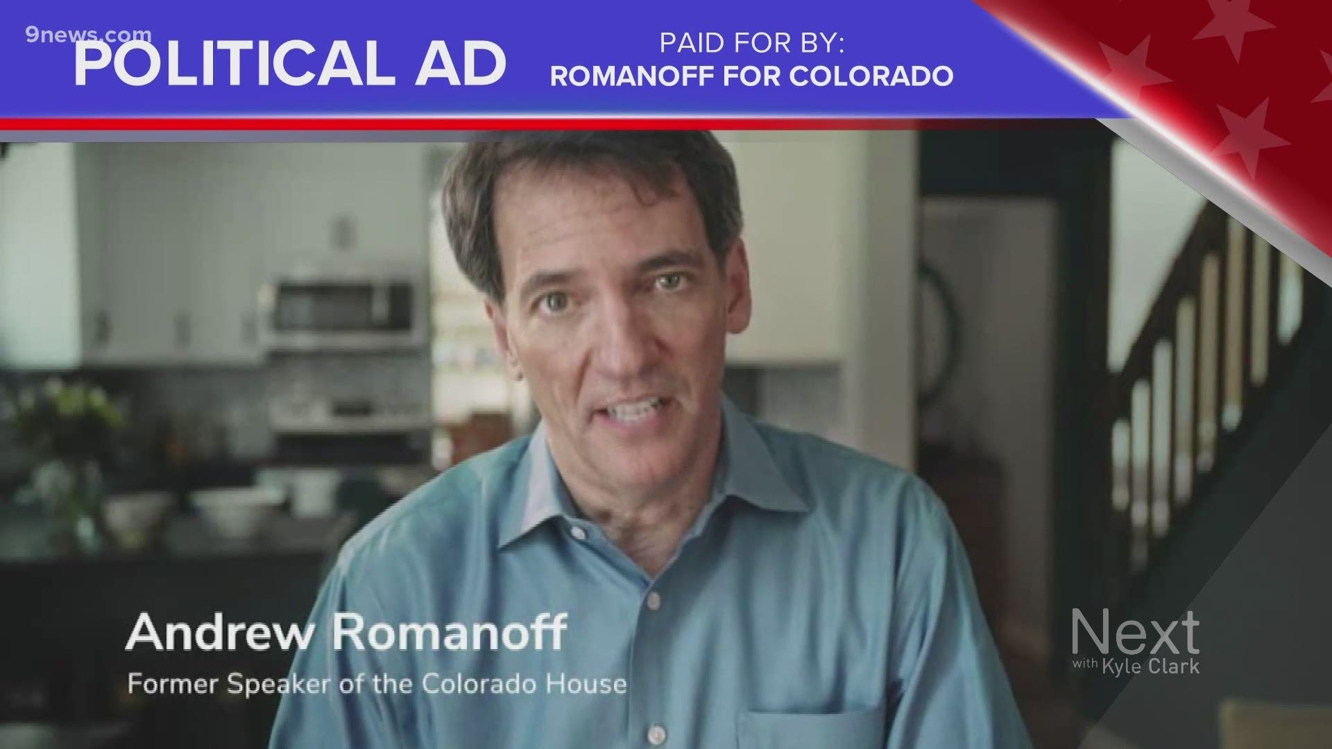 Romanoff, a Democrat running in Colorado's Senate primary, says insurance companies can by Congress in his ad.