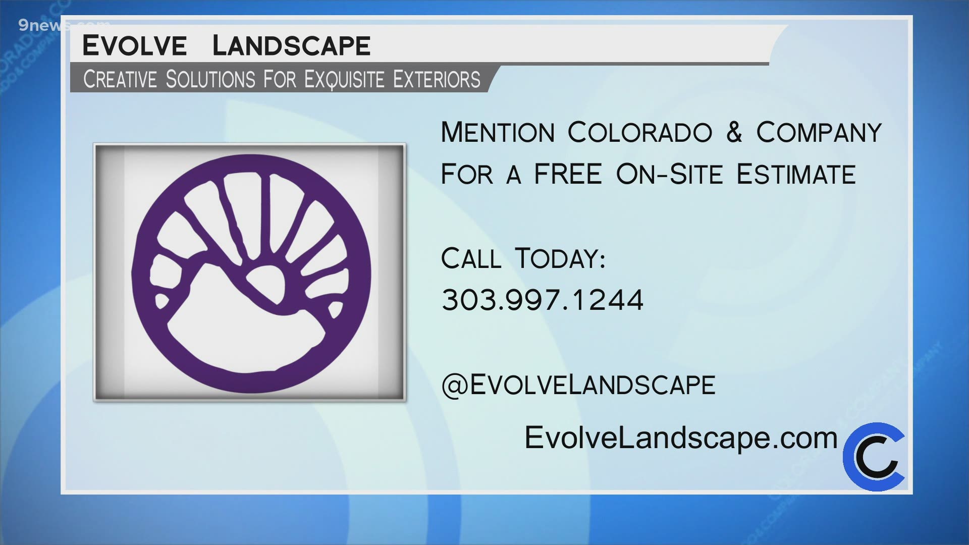 Call 303.997.1244 and talk to Evolve Landscape about creating and outdoor space that embodies you and your style. Learn more at EvolveLandscape.com.
