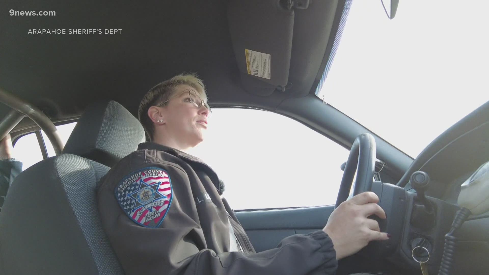 Deputy Shannon Lofland with the Arapahoe County Sheriff's Office teaches skills like defensive driving, pursuit driving and pursuit termination techniques.