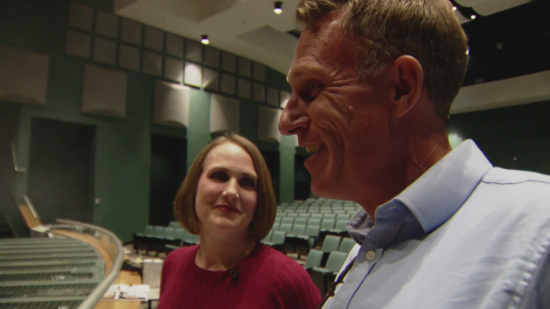 9NEWS' "Man on the Mountains" Matt Renoux is directing a high school play with his wife, Kelly. Their daughter, Sonnett, inherited their talents.