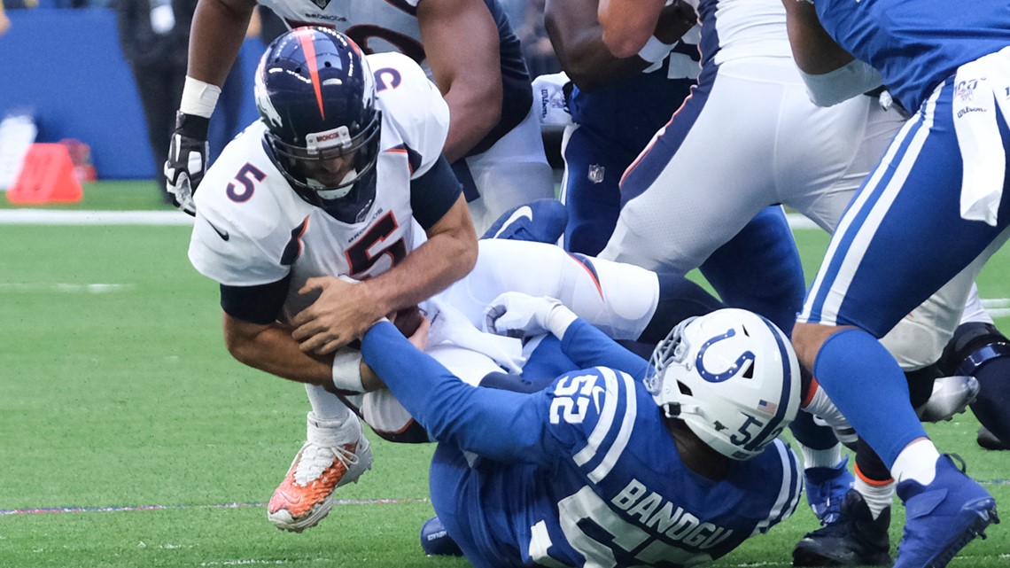 Game blog: Colts beat Broncos 15-13 with last-minute field goal