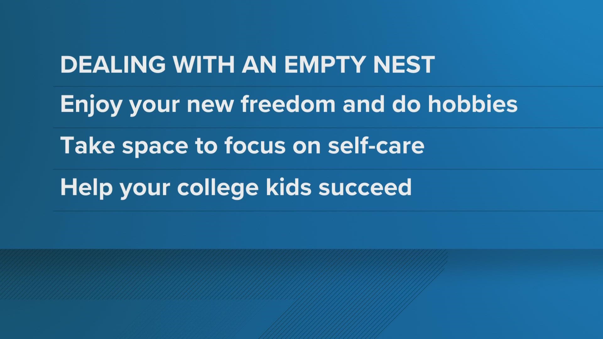 9NEWS wellness expert and psychotherapist Heather Hans has advice for parents on how to cope when their kids leave home for college.
