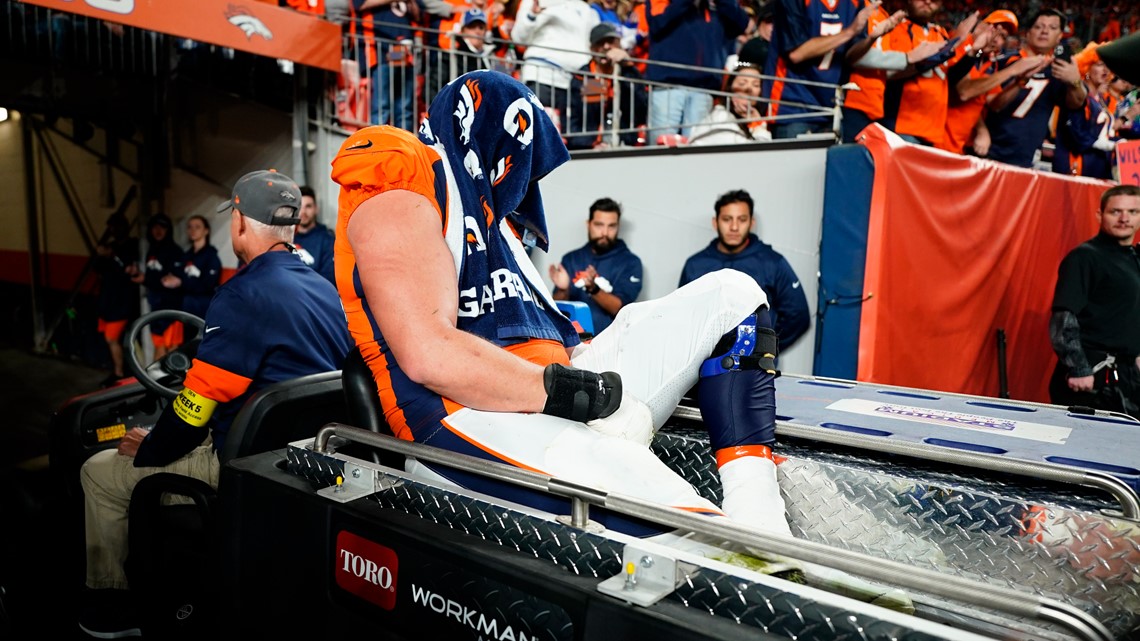 Injury Report: Garett Bolles, Ronald Darby to miss rest of 2022 season  after suffering injuries in loss to Colts