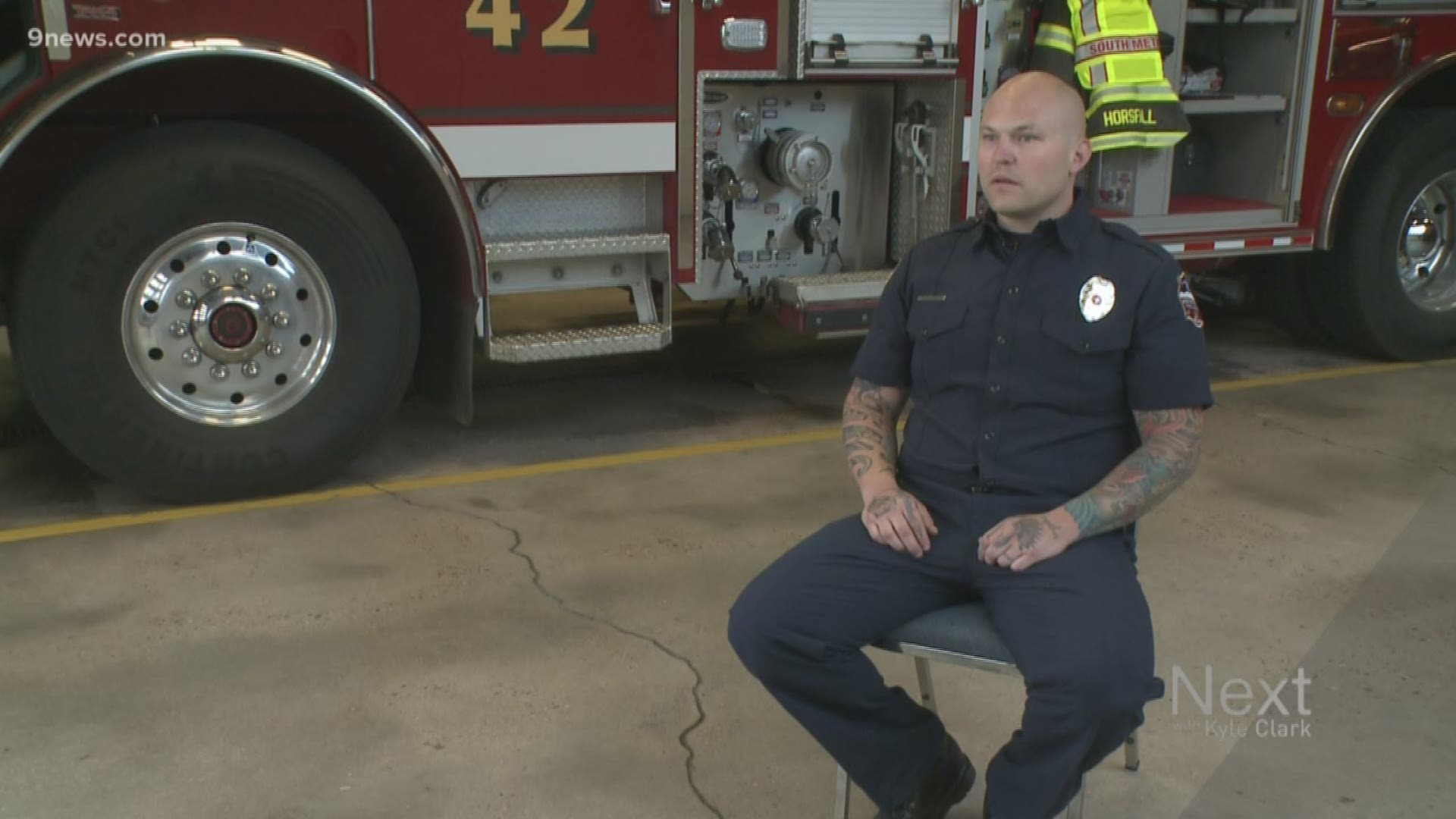 South Metro Firefighter Garrett Horsfall doesn't share why he became a firefighter often. It centers around one tragic day in high school and how he survived.