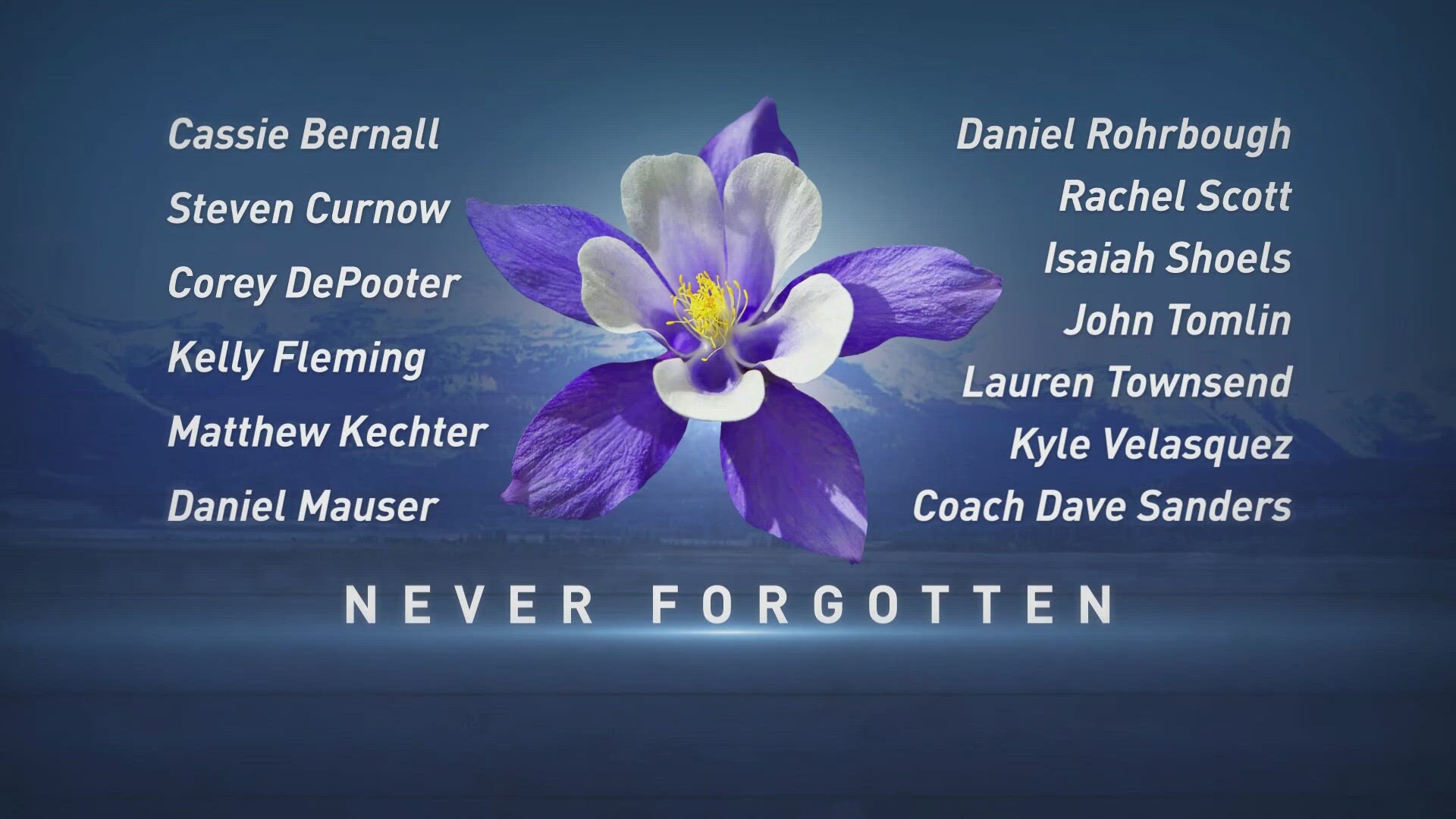 On April 20, 1999, 13 people were killed at Columbine high school. Twenty four years later, we're remembering the lives lost.