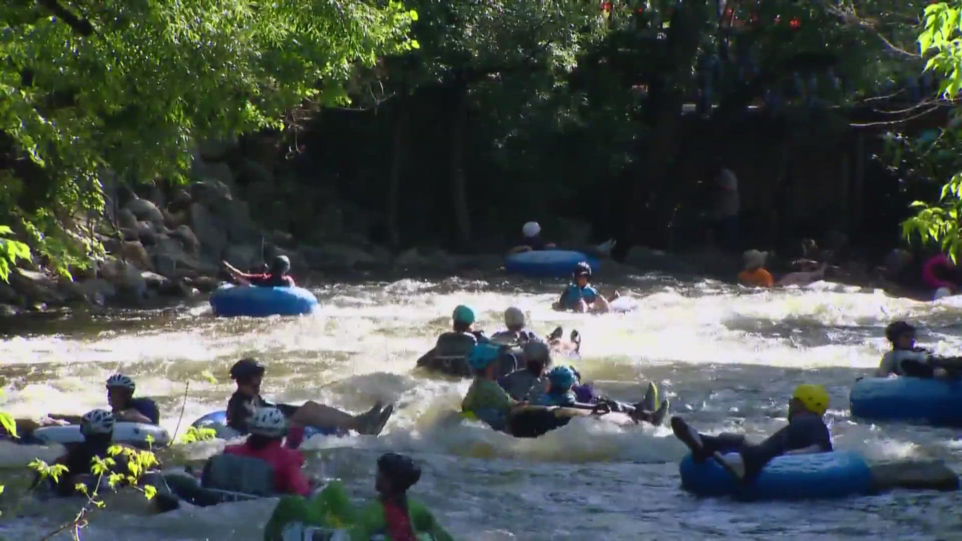 "Tube to Work Day" is called the world's greatest traffic jam and a bonding opportunity in the heart of Boulder each summer.