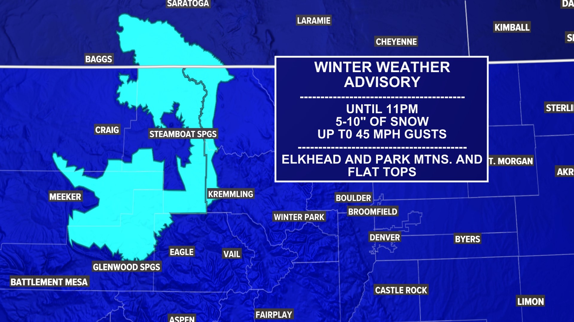 Snow falls in Colorado's mountains; Denver could get snow shower ...