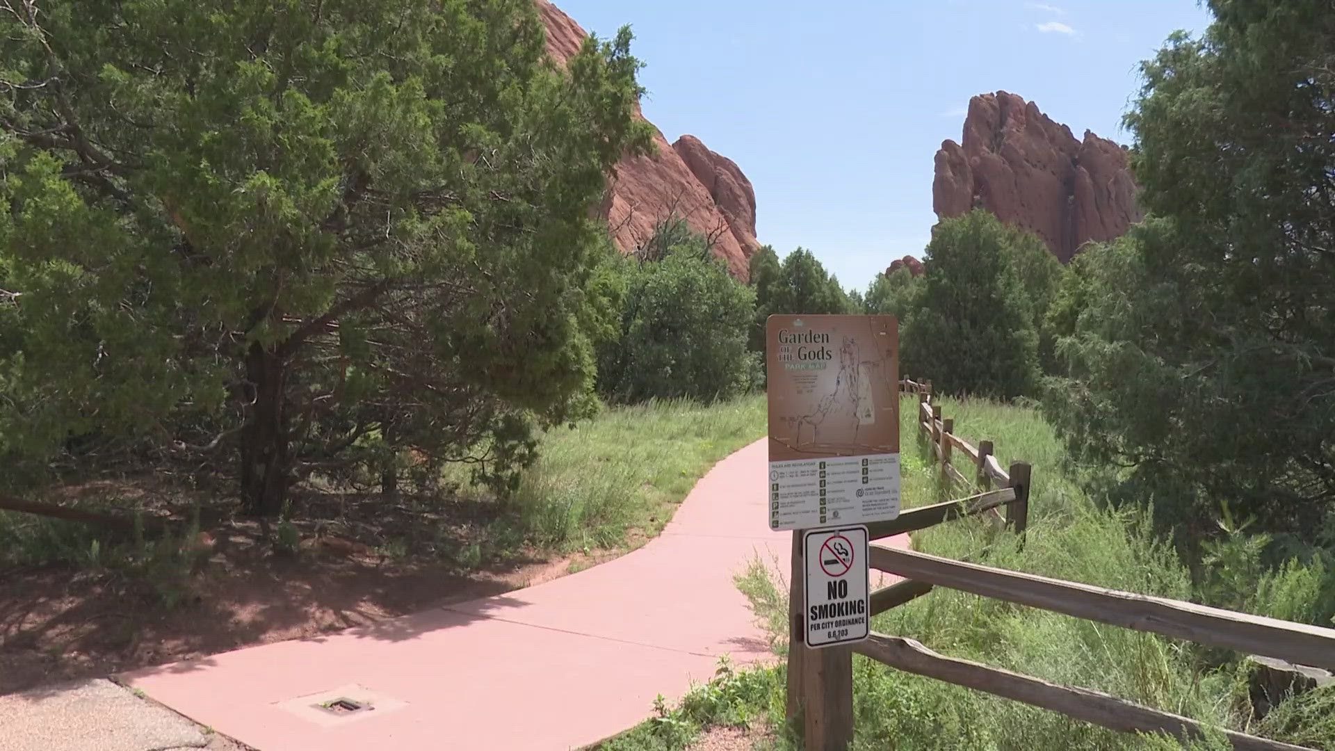 Starting next month, the "central garden trail" will be off limits to install more water lines. The project will cost more than $2 million dollars.