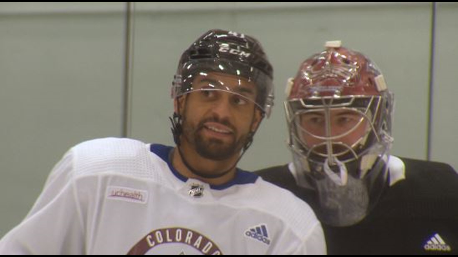 It's difficult fitting in to a new locker room. The newly acquired center Pierre-Édouard Bellemare has a unique way of connecting with his Avalanche teammates.