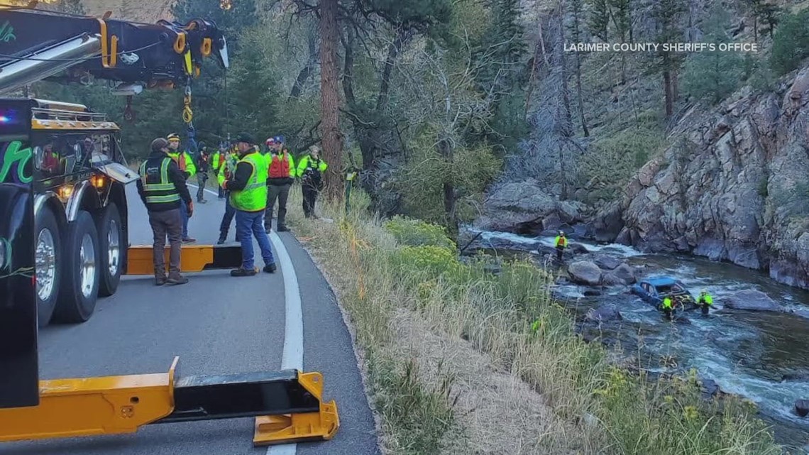 Car recovered after being stuck in Poudre River for months