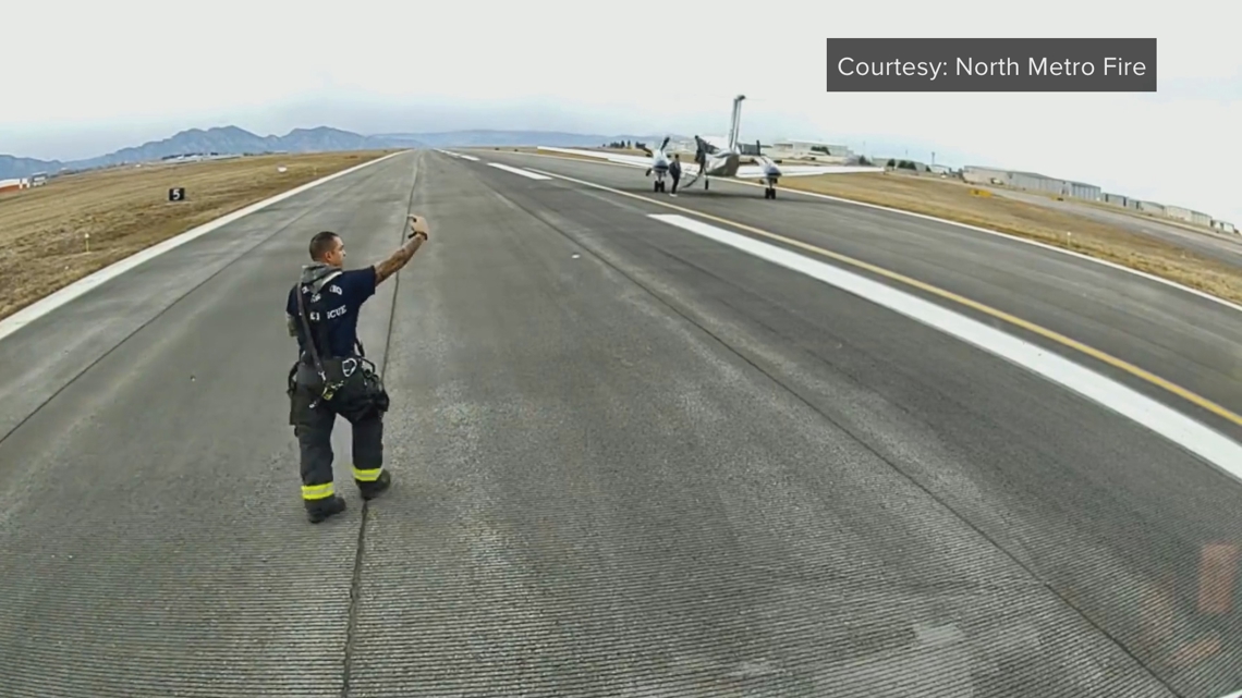 Plane safely lands itself at Rocky Mountain Metropolitan Airport
