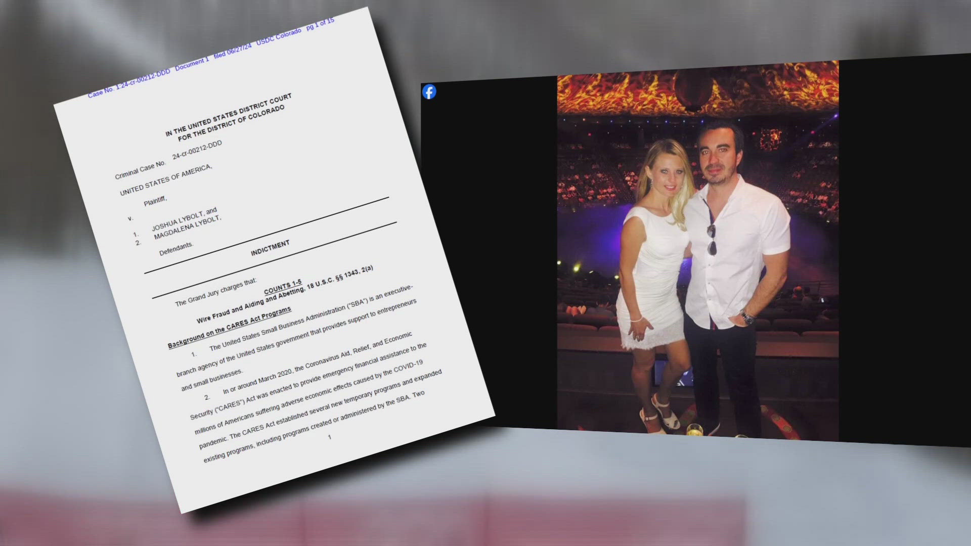 Instead of using the money to keep small businesses running, a federal indictment says the Lybolts used it to fund a lavish lifestyle.