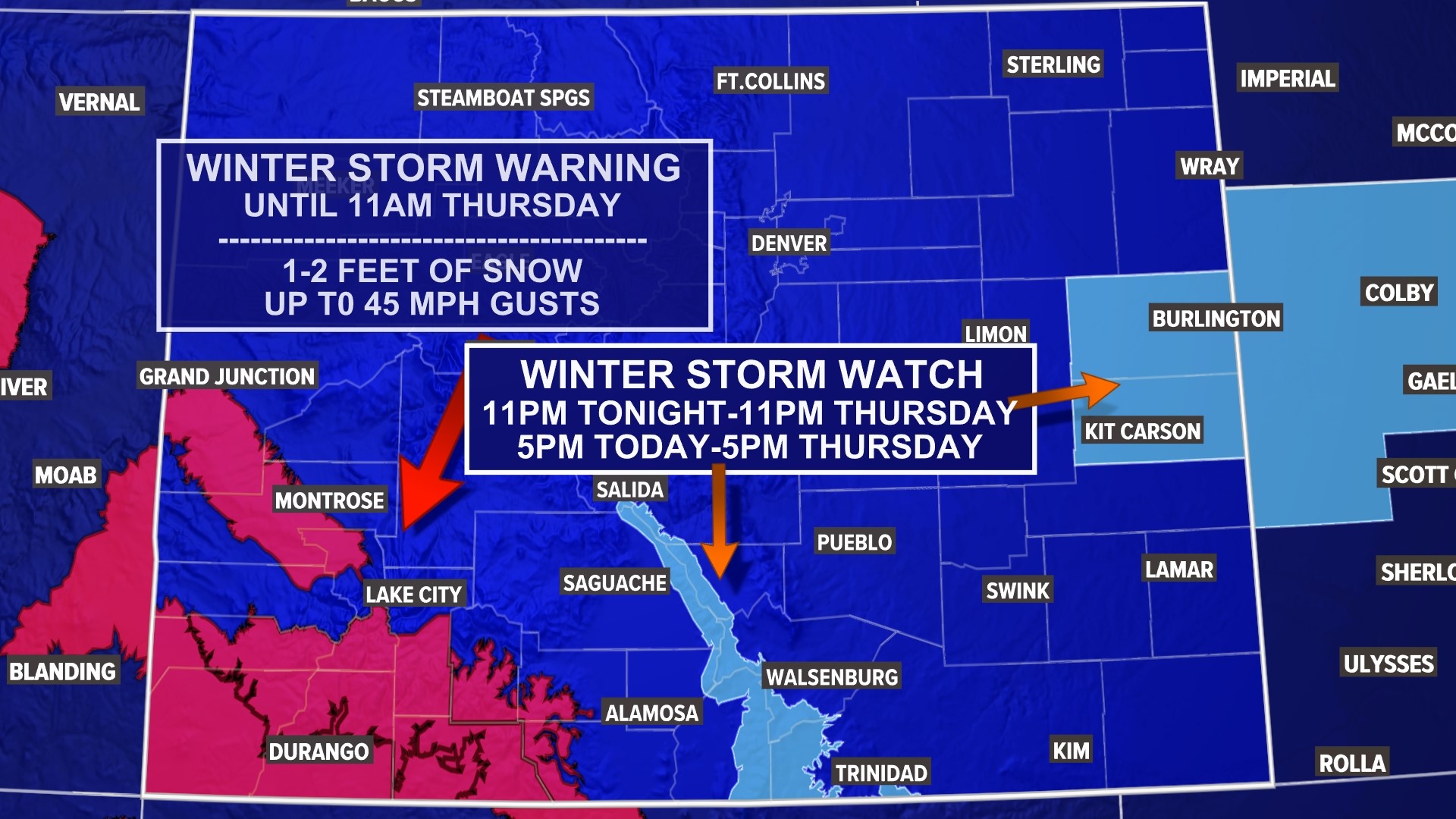 Another Winter Storm Comes To Colorado: Where To Expect Snowfall ...