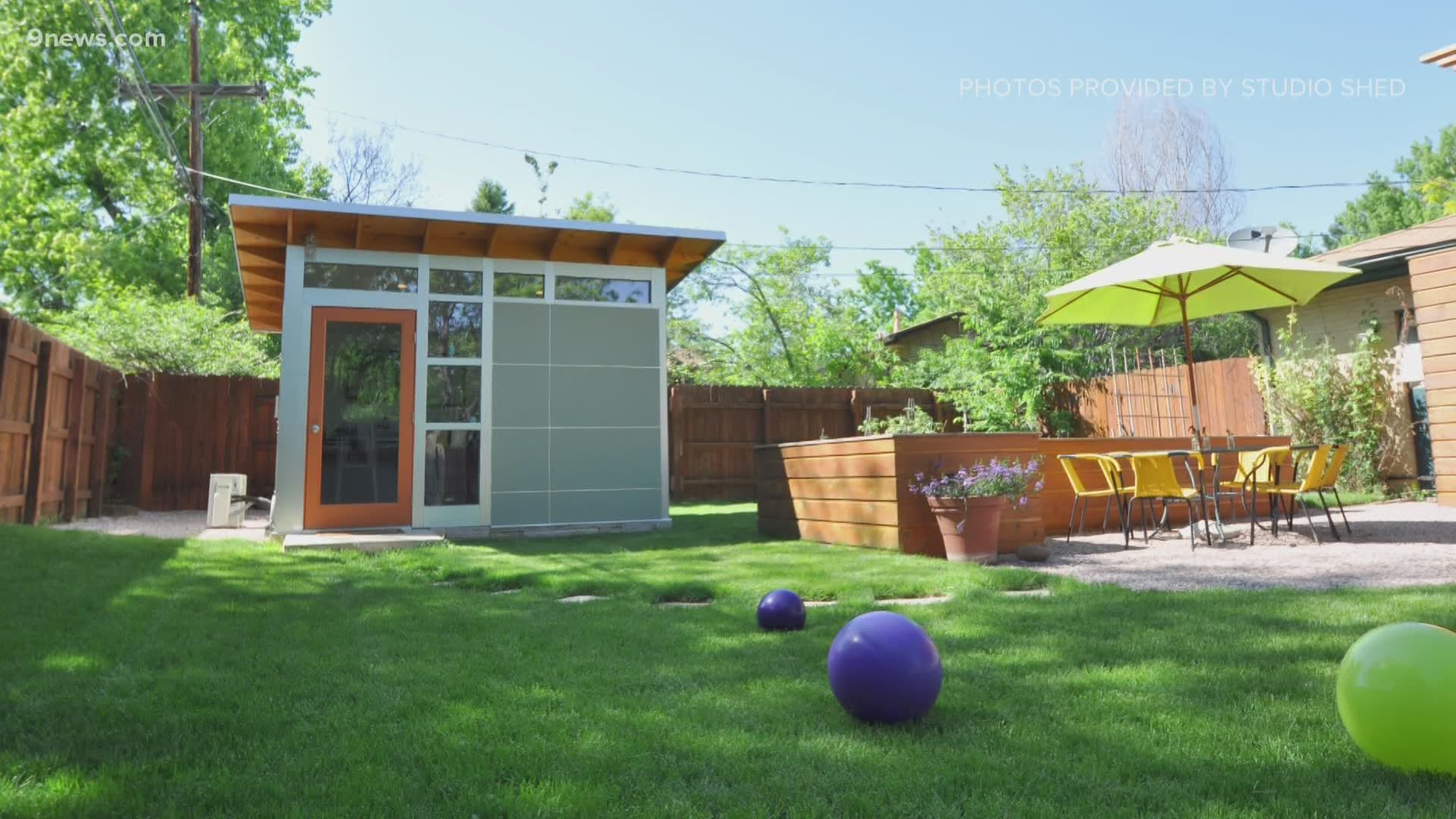 A Louisville company sells sheds for the backyard which are actually living spaces that can offer a provide a cheaper alternative to a new home.