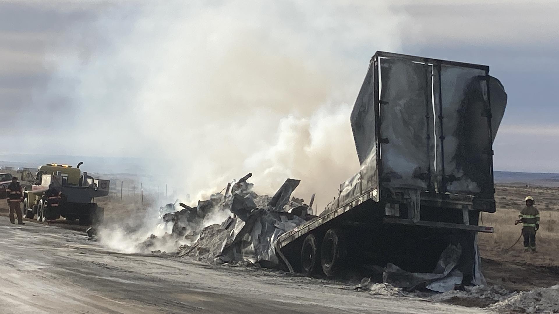 1 killed in crash involving 3 semi trucks | 9news.com