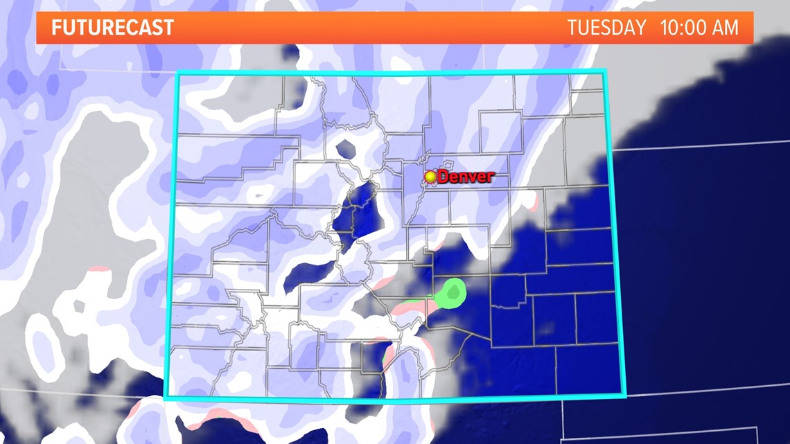 How Much Snow Denver, Mountains To Get: Snowy Monday In Colorado ...